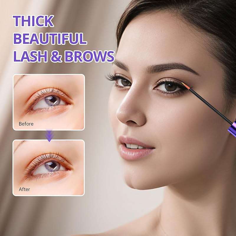Lash Serum - 8ml Rapid Eyelash Growth Serum for Thickness, Stronger, Healthier Lashes & Brows - Vegan & Cruelty-Free - Image 6