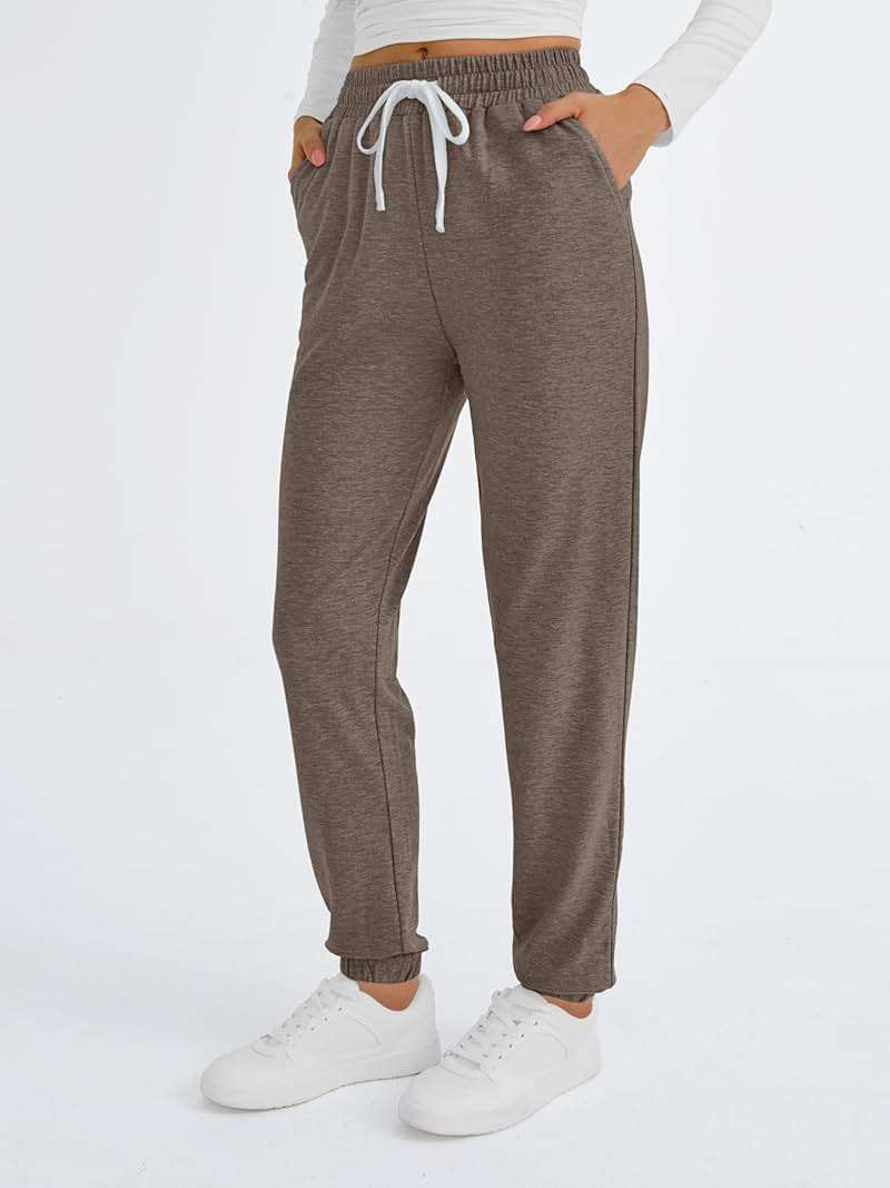 AUTOMET Women's High Waisted Lounge Sweatpants Jogger Pants with Pockets - Image 3