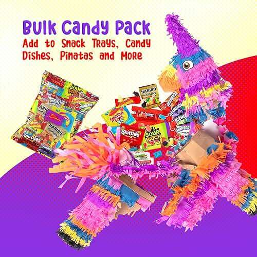 Bulk Assorted Fruit Candy - Starburst, Skittles, Fish, Air Heads, Jolly Rancher, Sour Punch, Gold-Bears Gummi Bears & Twizzlers, Candy's, Pops, Dots, (32 Oz Variety Pack) (Candies may vary) - Image 6