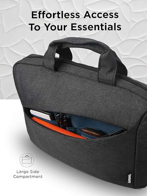 Lenovo Laptop Carrying Case T210, 15.6-Inch Laptop and Tablet, Sleek Design, Durable and Water-Repellent Fabric - Image 4