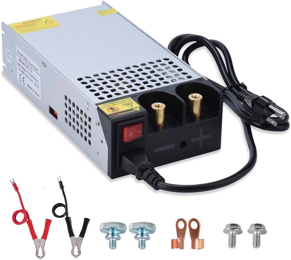 NUOFUWEI DC 12V 1000W Power Supply 110V AC to DC 12V Converter 83.4A 1000W Switch Power Supply for LED Driver Strip Light Lamp Amplifier - Product Image