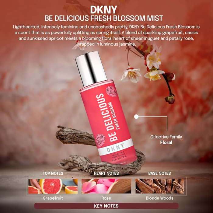 DKNY Be Delicious Fresh Blossom Fragrance Mist For Women, 8.4 Fl. Oz. - Image 3