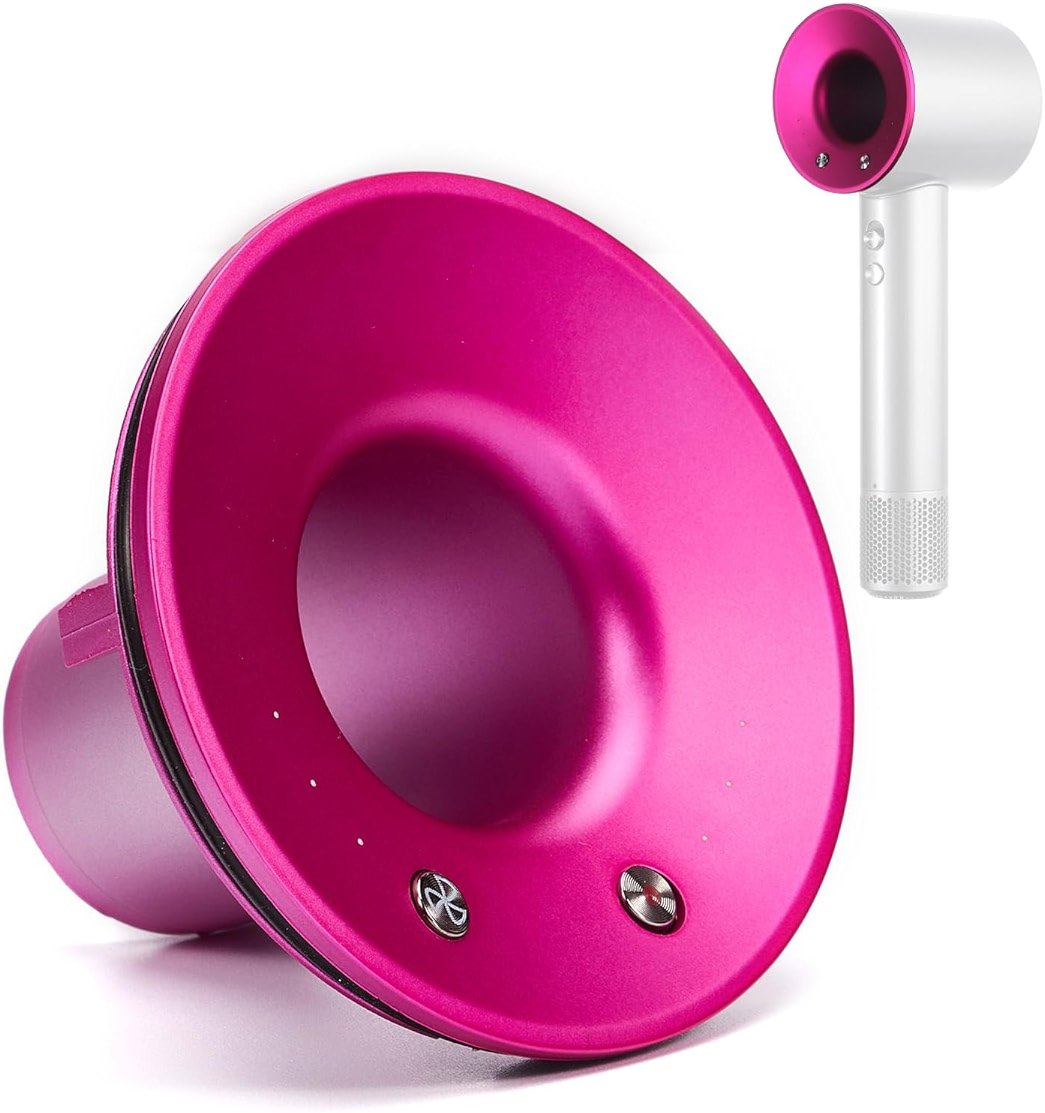 Hair Dryer Cover Compatible with Dyson Supersonic HD01 HD02 HD03 HD07 HD08 Hair Dryer Attachment, Hair Dryer Front Baffle Replacement Parts with Sealing Ring (Purple) - Product Image
