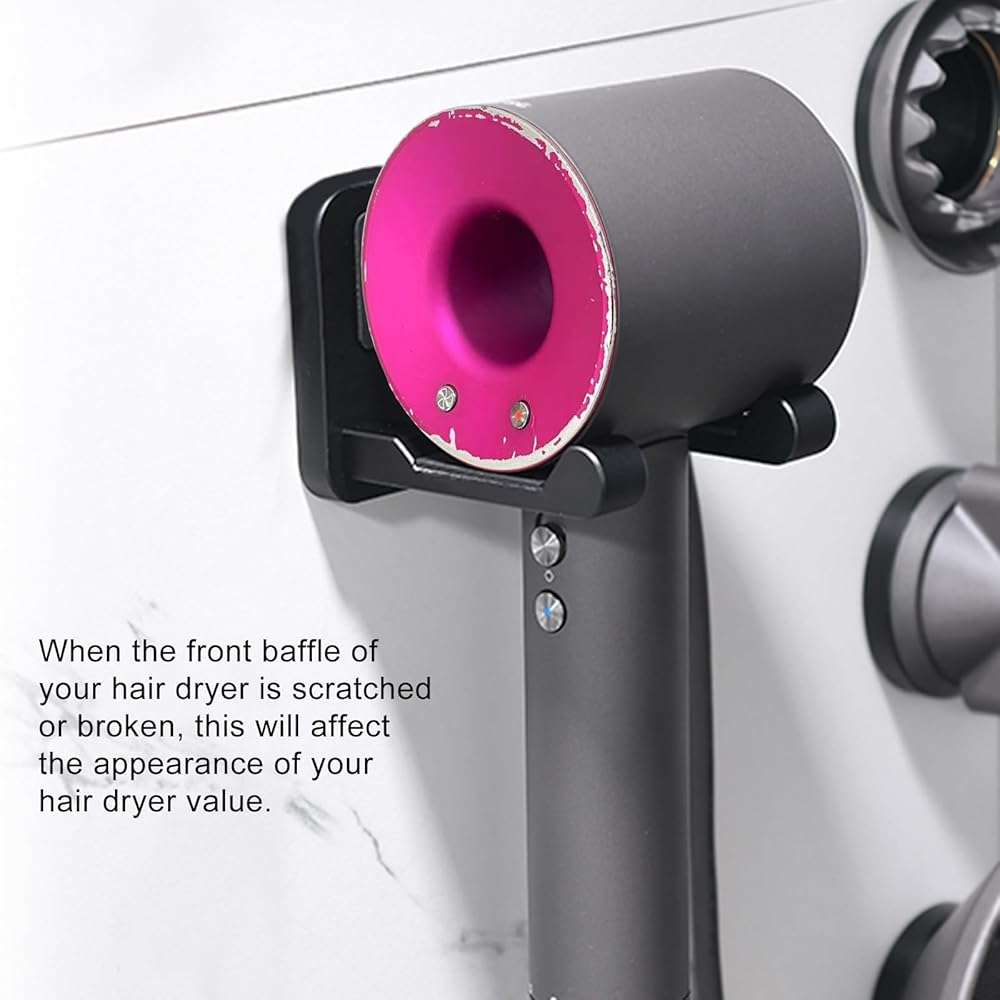 Hair Dryer Cover Compatible with Dyson Supersonic HD01 HD02 HD03 HD07 HD08 Hair Dryer Attachment, Hair Dryer Front Baffle Replacement Parts with Sealing Ring (Purple) - Image 3