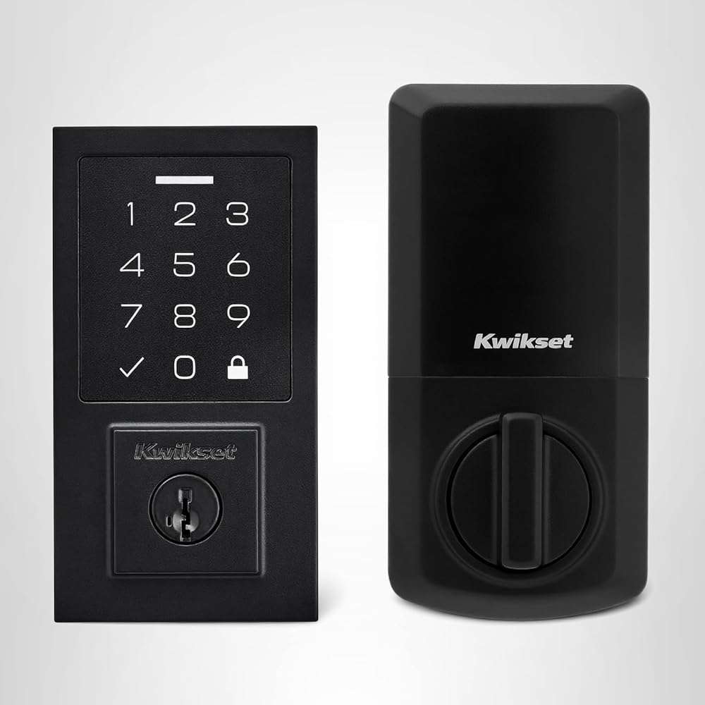 Kwikset SmartCode 270 Keyless Entry Electronic Touchpad Deadbolt Door Lock with Auto-Lock, Custom User Codes, Advanced Security in Matte Black Contemporary - Image 10