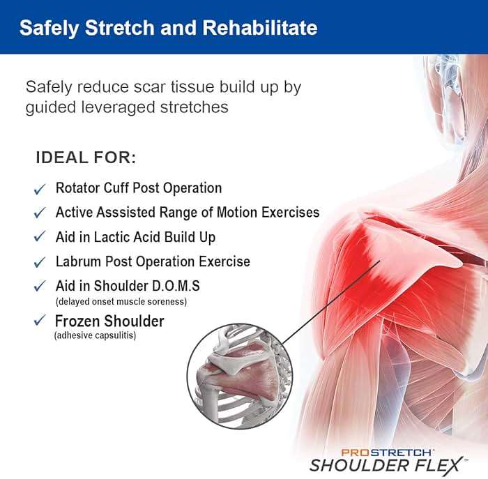 ProStretch Shoulder Flex, Improves Range of Motion and Relieves Discomfort from Frozen Shoulder and Rotator Cuff Injuries - Image 2
