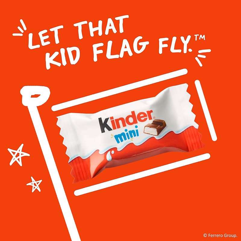 Kinder Chocolate Mini, 29.2 oz Bulk Pack, Up to 138 Minis, Milk Chocolate Bar with Creamy Milky Filling, Individually Wrapped Candy - Image 12