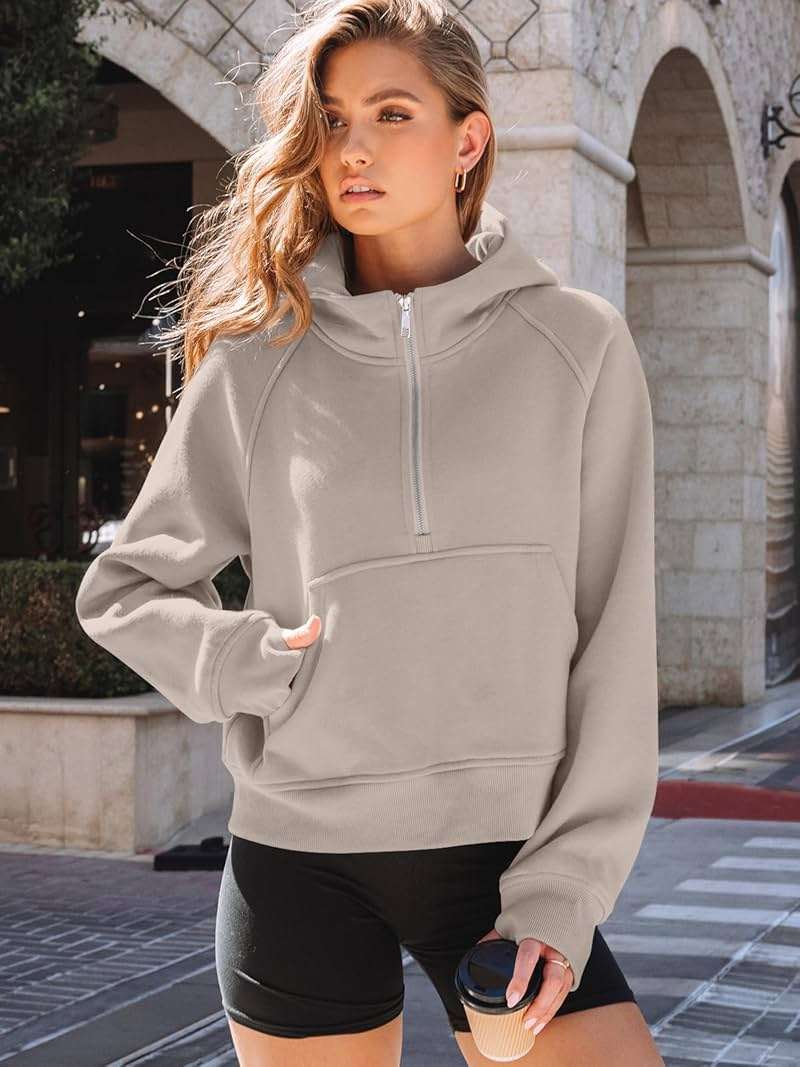 AUTOMET Womens Hoodies Fleece Fall Fashion Outfits Workout Sweatshirts Y2k Winter Zip Up Jackets Oversized Tops Clothes 2026 - Image 5