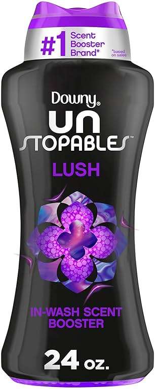 Downy Unstopables In Wash Scent Booster Beads, Lush Scent, 24 oz, Laundry Beads for Odor Protection, Downy Scent Booster Beads, Laundry Scent Boosters - Image 1