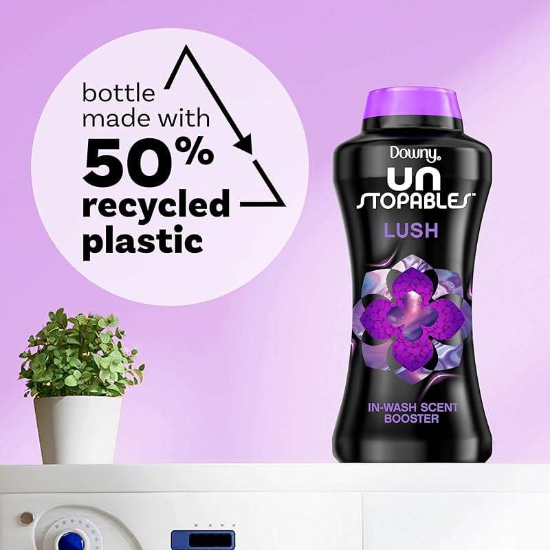 Downy Unstopables In Wash Scent Booster Beads, Lush Scent, 24 oz, Laundry Beads for Odor Protection, Downy Scent Booster Beads, Laundry Scent Boosters - Image 8