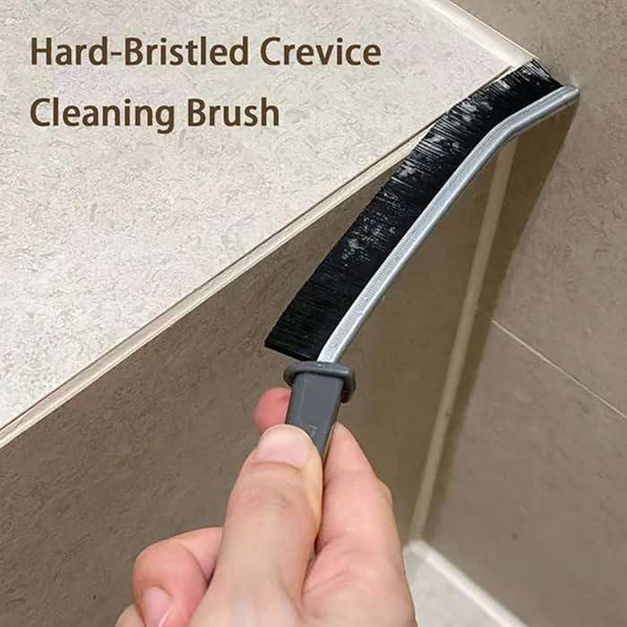 Koxuky Crevice Cleaning Brush, Hard Bristle Small Cleaning Brushes, Grout Cleaner Brush, Toilet Brush, Scrub Brush for Shower Tile, Skinny Gap Cleaning Tools for Household Use, Bathroom, Kitchen (3) - Image 3