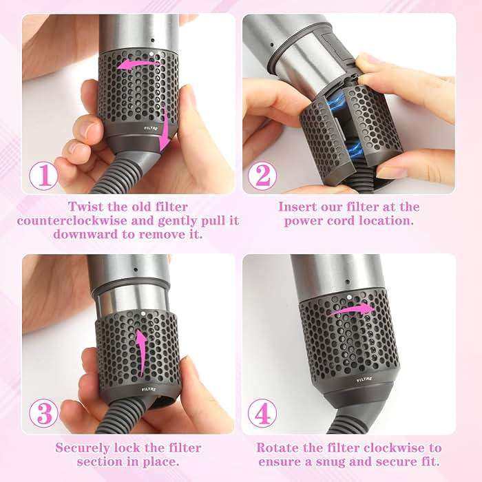AFDD Outer Filter Cover Replacement for Dyson Airwrap Hair Styler HS01 HS05 HS08 Models Outer Strainer Magnetic Filter Cage Replacement Parts - Image 5