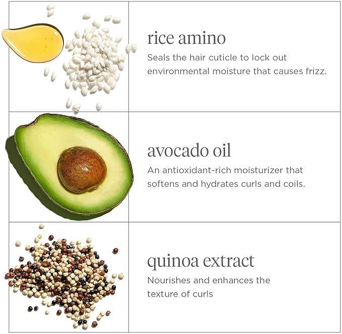Briogeo Curl Charisma Rice Amino + Avocado Leave-In Defining Crème | Frizz Control Hair Styling Moisturizer | Leave In Cream for Wavy, Curly, & Coily Hair | Vegan & Cruelty-Free | 2 fl oz - Image 4