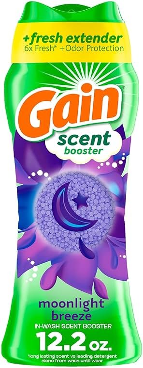 Gain In-Wash Laundry Scent Booster, Moonlight Breeze Scent, 12.2 OZ, Fresh Extender + Odor Protection - Product Image