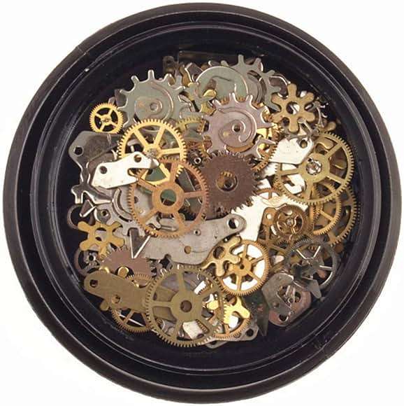 Ankexin 2 Box Mixed Steampunk Cogs Gear Charm Resin Fill Acssories Craft Charm for Resin Casting Jewelry Making Projects - Image 5