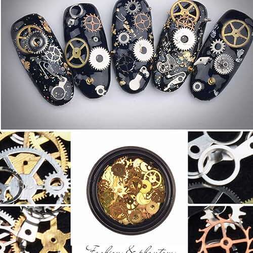 Ankexin 2 Box Mixed Steampunk Cogs Gear Charm Resin Fill Acssories Craft Charm for Resin Casting Jewelry Making Projects - Image 6