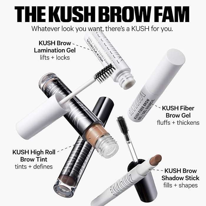 Milk Makeup KUSH Fiber Brow Gel – Tinted Gel Fluffs, Fills + Holds Eyebrows for a Fuller, Natural Look – Conditioning, Vegan Formula - Image 8