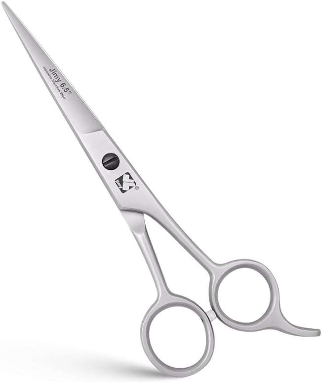 Jimy 6.5" Hair Scissors Professional – Ultra Sharp Razor Edge Stainless-Steel Scissors to Cut Hair – Ergonomic Design Salon Quality Hair Shears for Men, Women & Barbers - Image 1