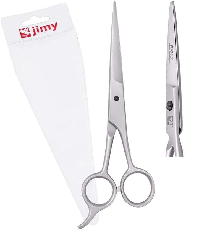 Jimy 6.5" Hair Scissors Professional – Ultra Sharp Razor Edge Stainless-Steel Scissors to Cut Hair – Ergonomic Design Salon Quality Hair Shears for Men, Women & Barbers - Image 7