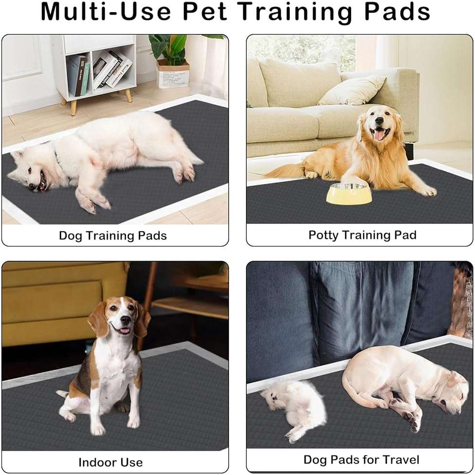 ELEGX Extra Large 31"x47" 30 Odor-Control Super Absorbency Charcoal Pee Pads - Thicken Disposable Potty Pads for Dogs and Cats - Image 6