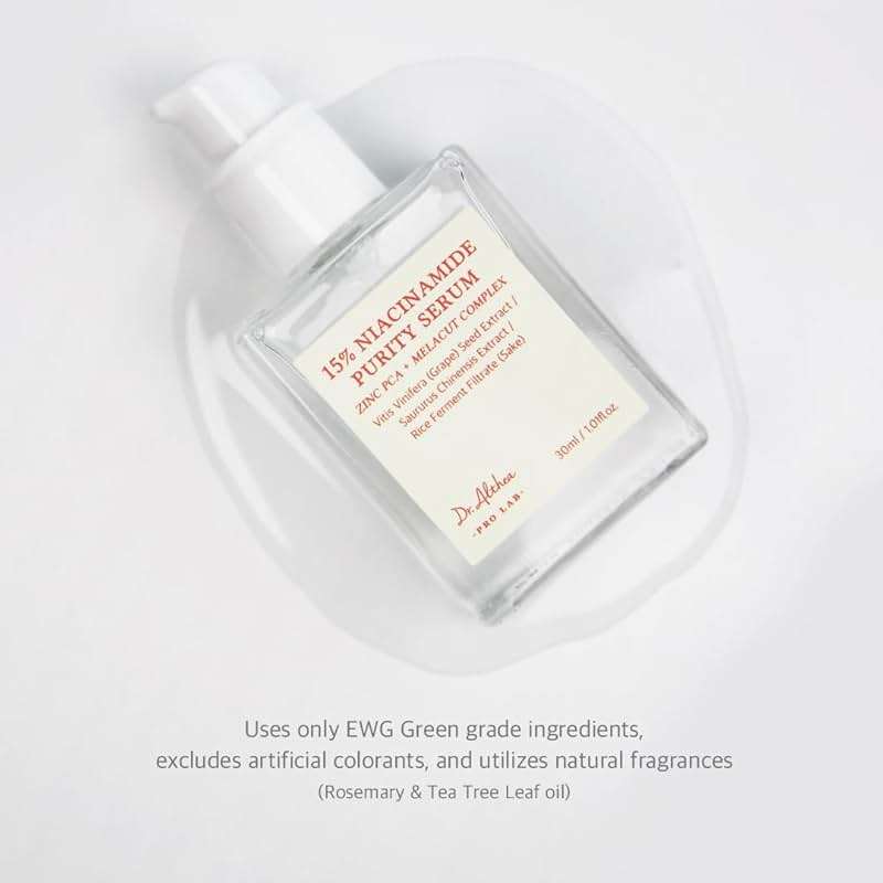Dr.Althea 15% Niacinamide Purity Serum - 15% Niacinamide included, Overall skintone and texture improvement, Pore care, Serum control with Zinc. Vegan formula, Korean skincare - Image 8