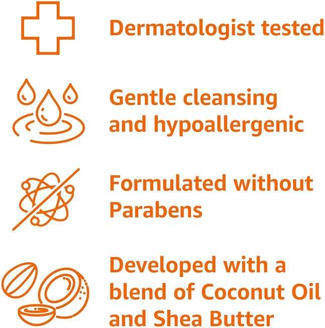 Amazon Basics Hypoallergenic Body Wash for Sensitive Skin, Creamy Lather, Paraben Free, 22 fl oz (1-Pack) - Image 3