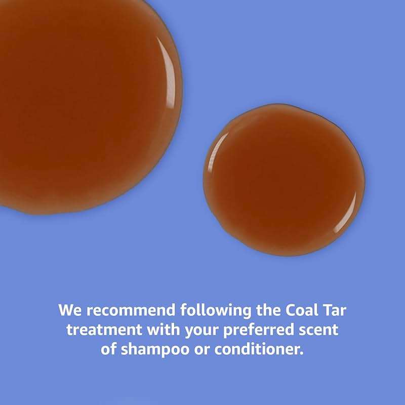 Amazon Basics Therapeutic Plus Coal Tar Anti-Dandruff Shampoo Extra Strength 1%, for Seborrheic Dermatitis, Psoriasis, Itching and Flaking Scalp, 6 Fl Oz, Pack of 1 - Image 7