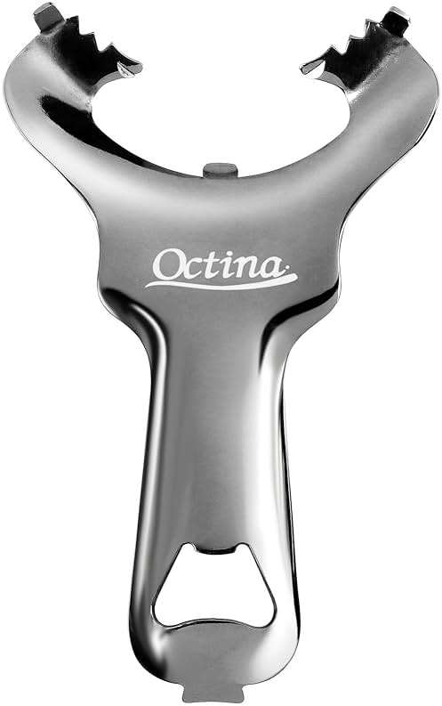 Octina Mason Jar Opener & Bottle Opener No Lid Dents or Damage, Manual Can Opener Easy Twist, Canning Jar Opener Top Remover Utensil for Various Lids - Image 1