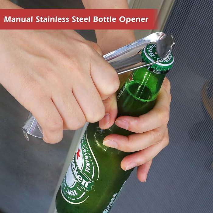 Octina Mason Jar Opener & Bottle Opener No Lid Dents or Damage, Manual Can Opener Easy Twist, Canning Jar Opener Top Remover Utensil for Various Lids - Image 5