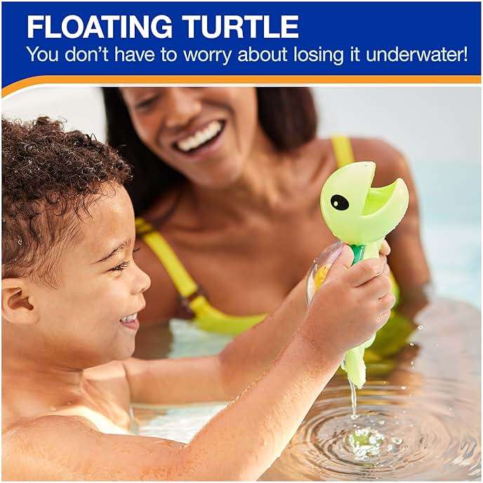 SwimWays Water Wheel Turtle, Kids Pool Accessories & Swimming Pool Toys, Turtle-Themed Water Toys for Kids Ages 2 & Up - Image 4