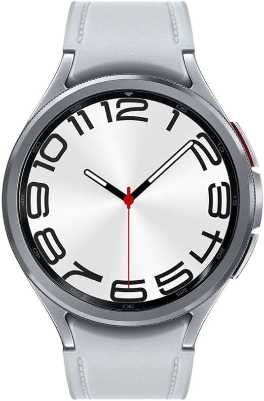 SAMSUNG Galaxy Watch 6 Classic 47mm Stainless-Steel Smartwatch w/ Fitness Tracker, Heart Monitor, BIA Sensor, Bluetooth – Silver - Image 6
