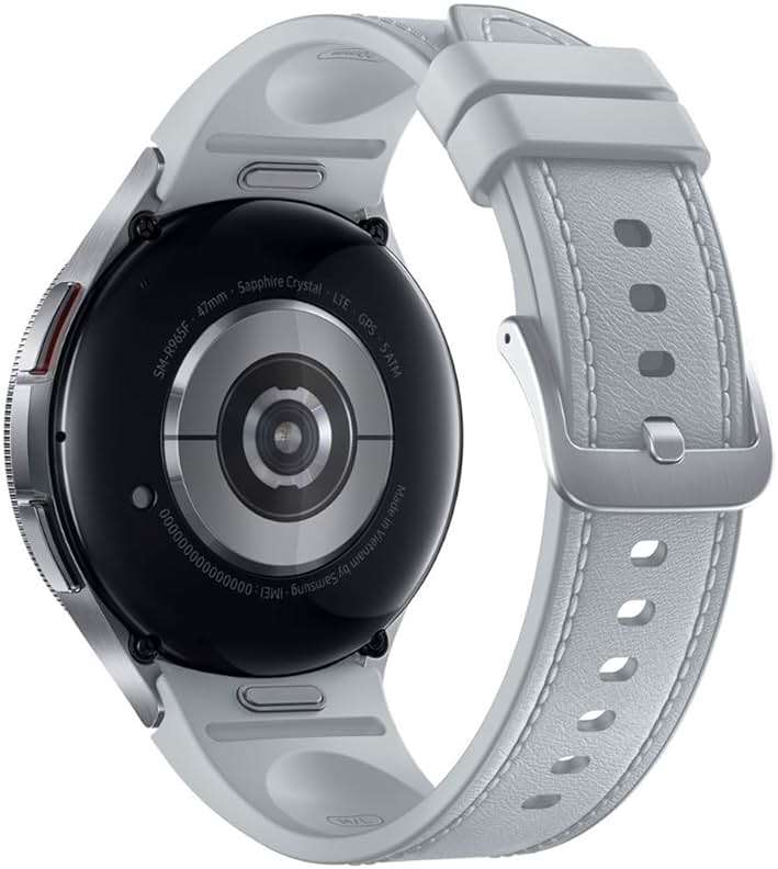 SAMSUNG Galaxy Watch 6 Classic 47mm Stainless-Steel Smartwatch w/ Fitness Tracker, Heart Monitor, BIA Sensor, Bluetooth – Silver - Image 7