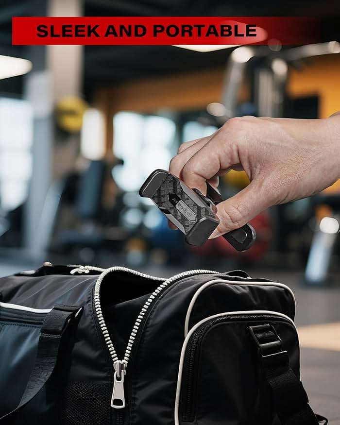 APPS2Car Magnetic Phone Holder for Gym, Alloy Base and Joint for Strong Hold, 360° Adjustable, Compatible with 4.7-6.5 Inch iPhone & Android Phones, Secure Workout Equipment Accessory for Men Women - Image 5