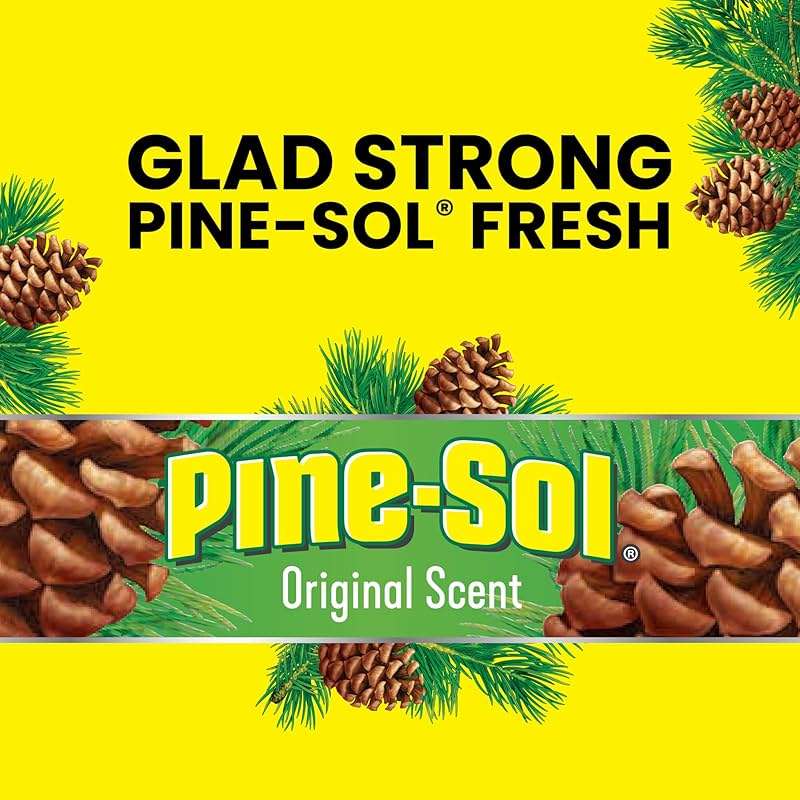 Glad ForceFlex Tall Kitchen Trash Bags, 13 Gallon, Pine-Sol Original, 40 Count (Package May Vary) - Image 6