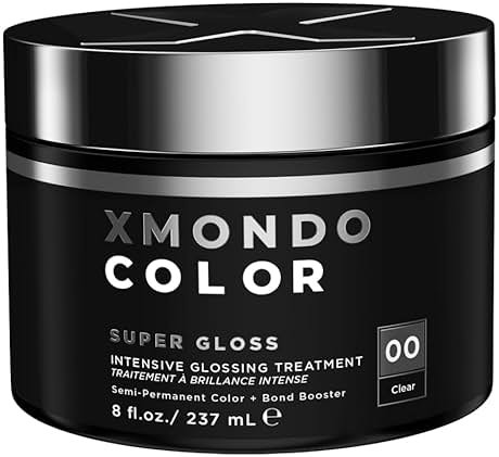 XMONDO Hair Super Gloss Intensive Glossing Treatment | Infused with Bond Booster Technology to Boost Shine & Hyaluronic Acid for Nourishment, Revitalization & Repair, Vegan Formula, 8 Fl Oz 1-Pack - Product Image