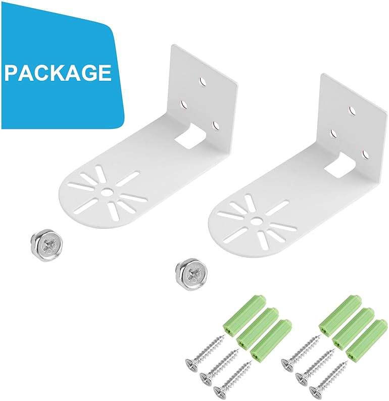 UYODM 2Pack Adhesive Metal Wall Mount Bracket Compatible with Wyze Cam Pan V3/ Wyze Cam V4/V2, VHB Stick On,No Drilling Mounting Bracket for Wyze Get The Best View,Two Ways Installation - Image 6