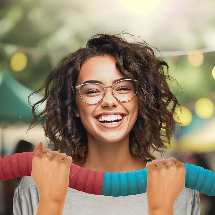 Sour Giant Gummy Worm - Large 2 Pound Gummy Candy with Big Tangy Flavor from GGB Candies (Cherry/Blue Raspberry) - Image 2