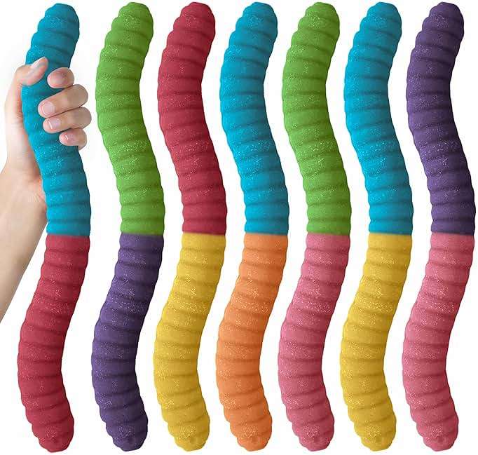 Sour Giant Gummy Worm - Large 2 Pound Gummy Candy with Big Tangy Flavor from GGB Candies (Cherry/Blue Raspberry) - Image 4