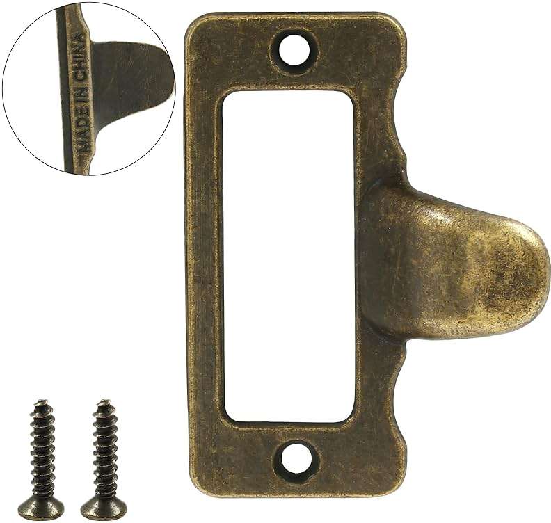 Bivethoi 10 Pcs Vintage Label Tag Holder Pull Handle Bronze File Cabinet Pulls Card Catalog Drawer Pulls for Office Furniture Cupboard Shelf Toolcase - Image 4