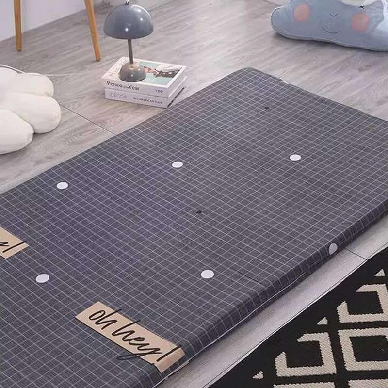 Japanese Futon Cover,Futon Floor Mattress Cover with Zipper,100% Cotton Protection Cover for Shikibuton Futon Mattress,Soft Skin-Friendly Washable,Style4,100x190cm/39x75 - Image 7