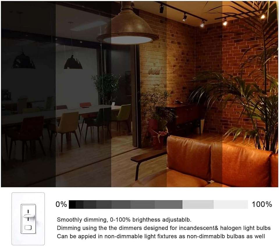 LedWekei Gu5.3 Halogen Bulbs,mr16 12v 50w Halogen Bulb,Dimmable 2700K Warm White Light Bulbs (6 Pack) - Image 6