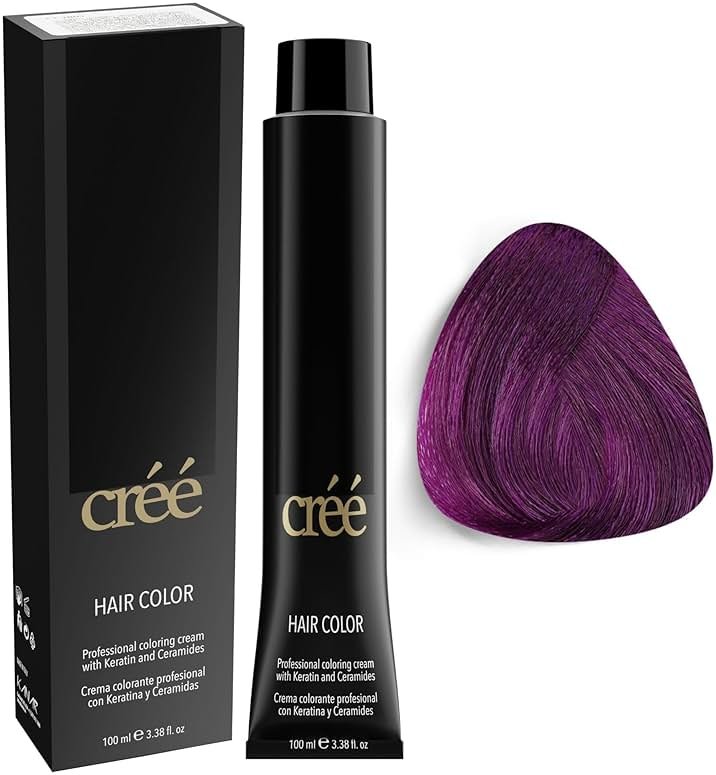 Cree Professional Permanent Hair Color, 100ml - 3.4 fl.oz. (Violet) - Product Image