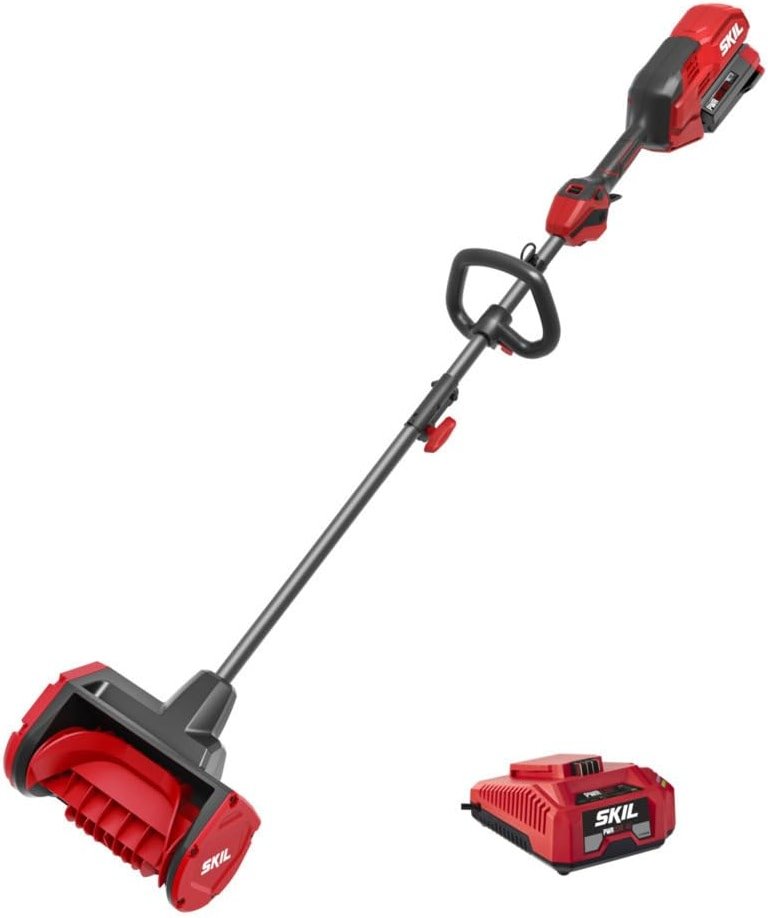 SKIL PWR CORE 40 Brushless 40V Multi-Head System, 12-Inch Snow Shovel Kit, 20'ft Throwing Distance, Includes 4.0Ah Battery and Charger - PSS1200C-10 - Product Image
