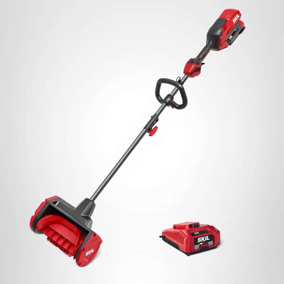 SKIL PWR CORE 40 Brushless 40V Multi-Head System, 12-Inch Snow Shovel Kit, 20'ft Throwing Distance, Includes 4.0Ah Battery and Charger - PSS1200C-10 - Image 9