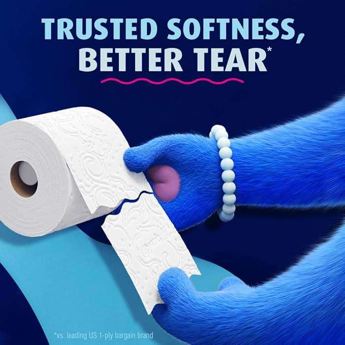 Charmin Ultra Soft Toilet Paper 6 Mega Rolls = 24 Regular Rolls - Image 2