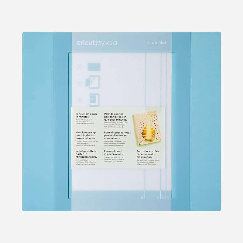 Cricut Joy Xtra Card Mat (4.7 in x 6.6 in) Reusable for All Cards, with Clear Protective Film - Image 1