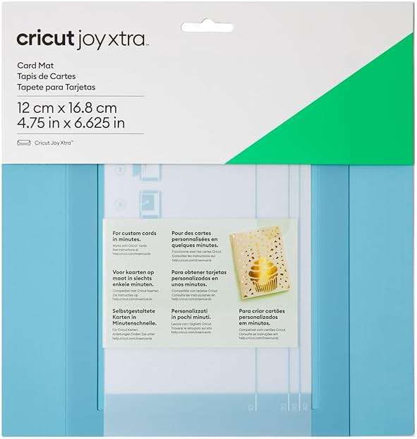 Cricut Joy Xtra Card Mat (4.7 in x 6.6 in) Reusable for All Cards, with Clear Protective Film - Image 2