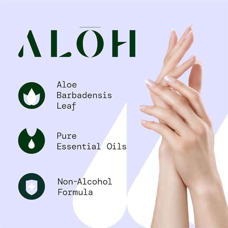ALŌH Skin - Softening Sanitizing Hand Wipes – Sweet Orange Bergamot (1 Box of 20 Individual Wrapped Wipes) - Image 6
