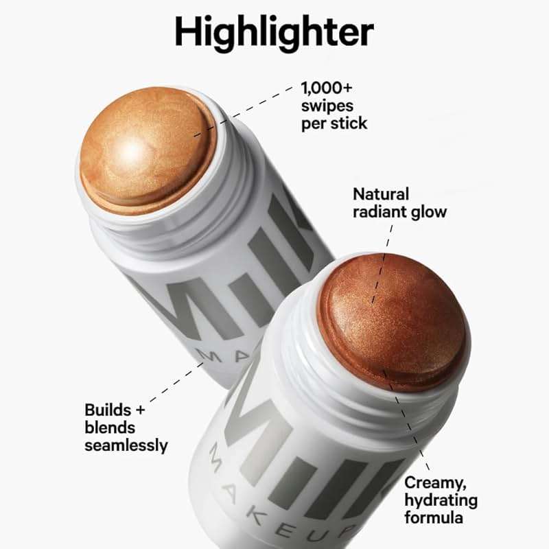 Milk Makeup Highlighter – Cream Highlighter Stick for Face + Body with Radiant, Shimmery Glow – Buildable, Blendable, Vegan Formula for All Skin Types - Image 2