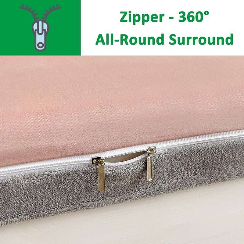 Japanese Floor Mattress Cover with Zipper,100% Cotton Cover for Traditional Shikibuton Futon Mattress, Futon Mattress Protective Cover,Reversible Washable,Pink2,Full/120x200cm - Image 8